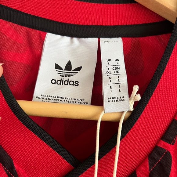 Adidas Originals Allover Print Jersey - Red - Picture 4 of 7